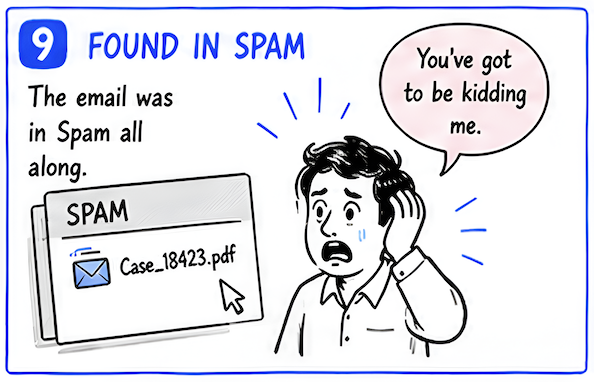 9 Found in Spam