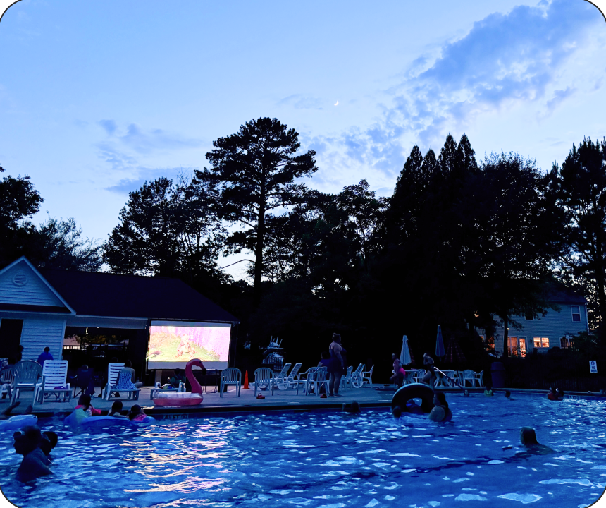 Pool twilight