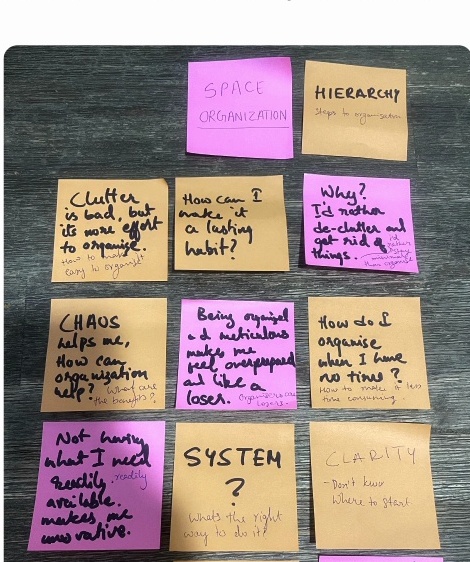 Round 2 List as many problems sticky notes