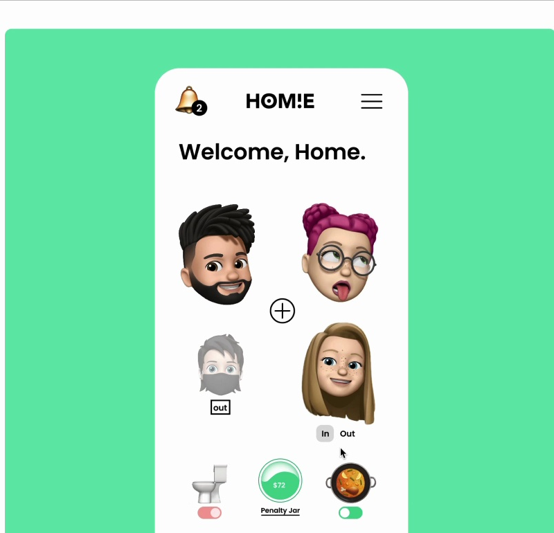 Shared Spaces Mobile Screen