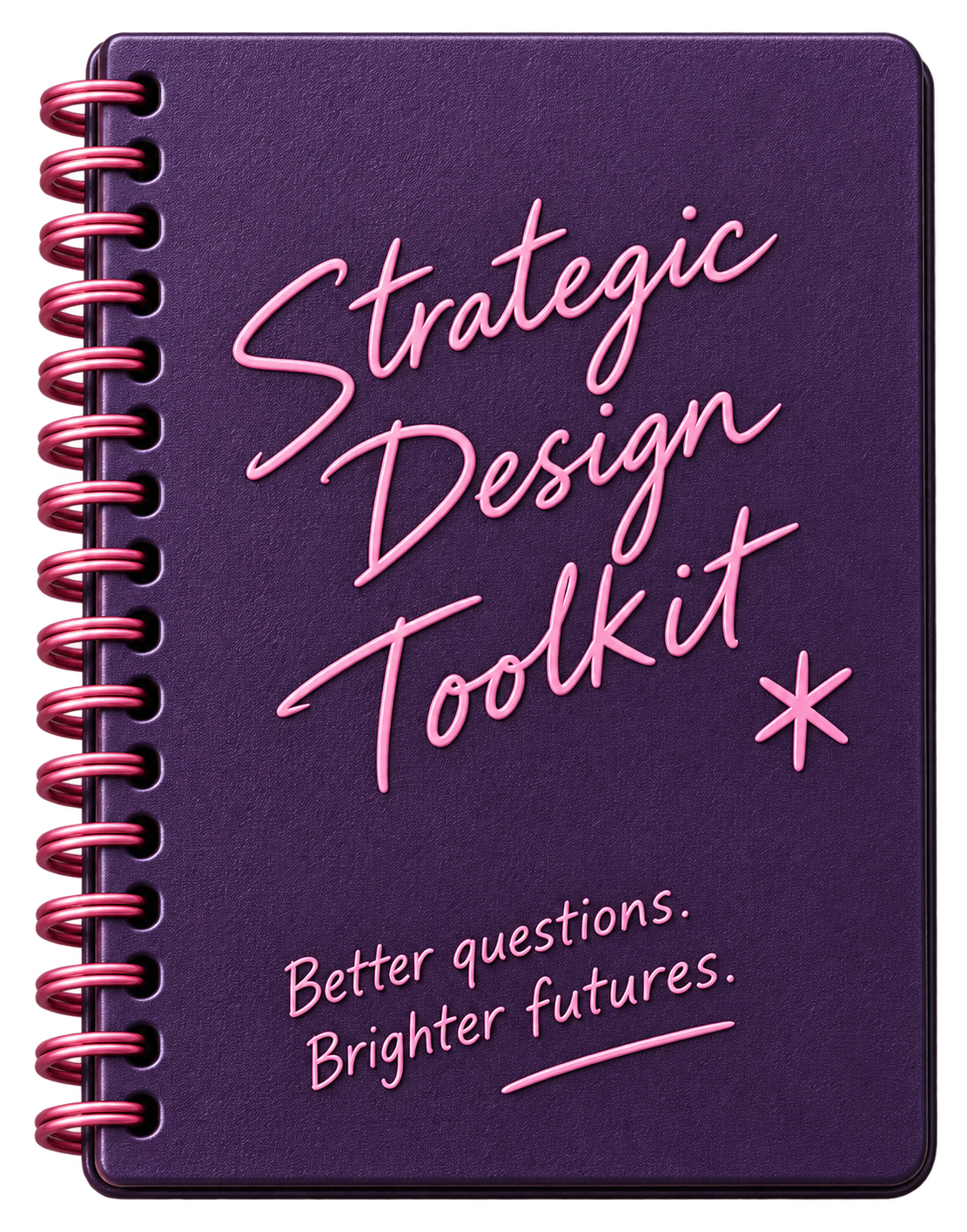 Strategic Design Toolkit black notebook